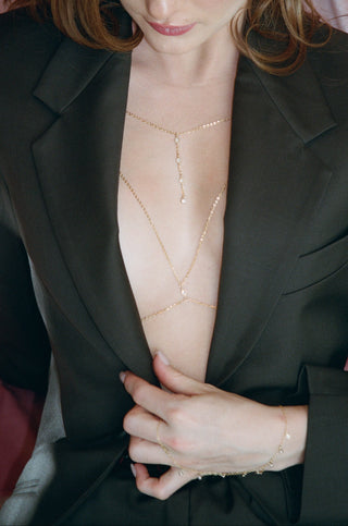 Ivy CZ Bra Chain