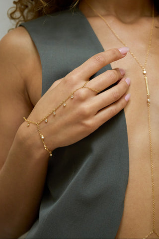 Liana CZ Shaker Hand Chain