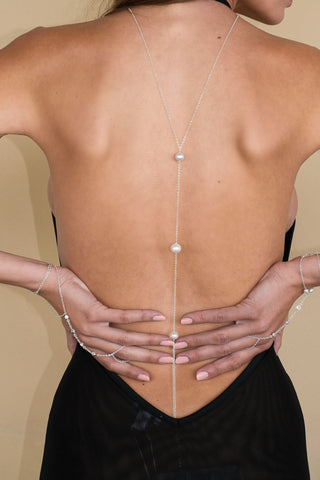 Liv Pearl Body Chain and Necklace