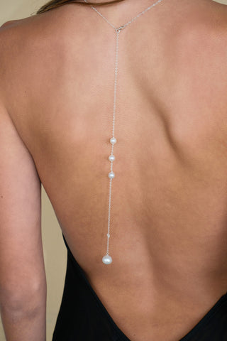 Liv Pearl Body Chain and Necklace