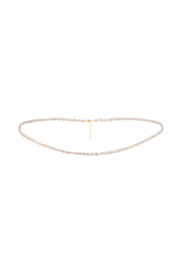 NAiiA Ariel Pink Pearl Belly Chain_Product Image