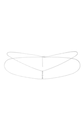 Ashley Multi CZ Double Belly Chain