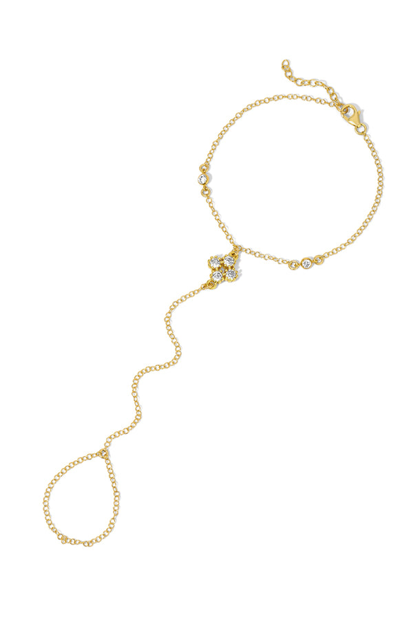 NAiiA Aya Hand Chain - White Background Product Image