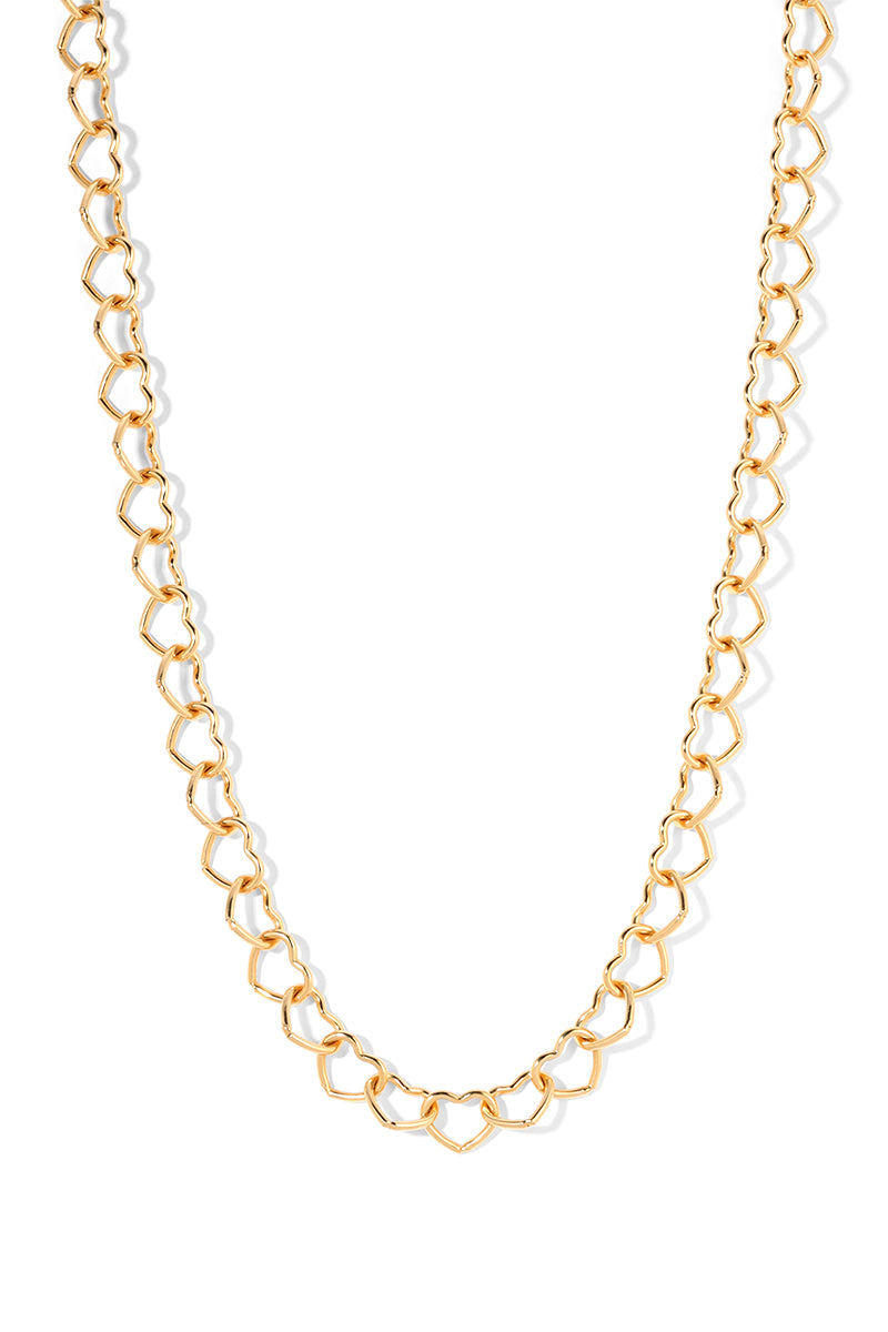 Heart Chain Necklace | Anthropologie