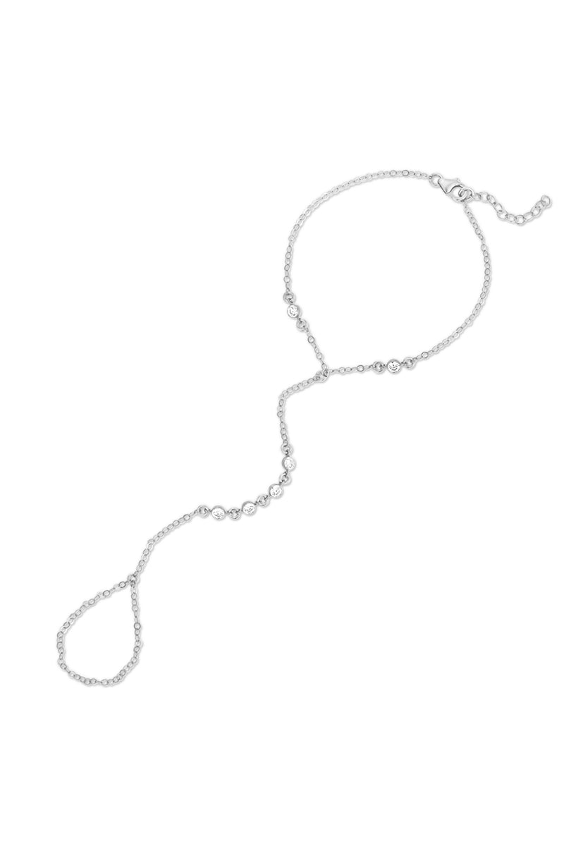 NAiiA Daniela Hand Chain Silver - Product Image