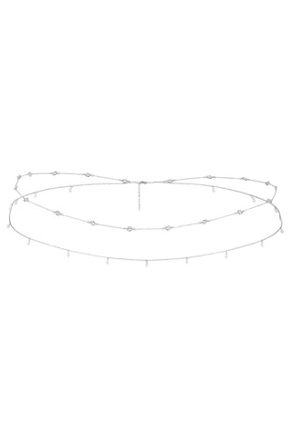 NAiiA Dari Double Shaker Belly Chain Silver - Product Image