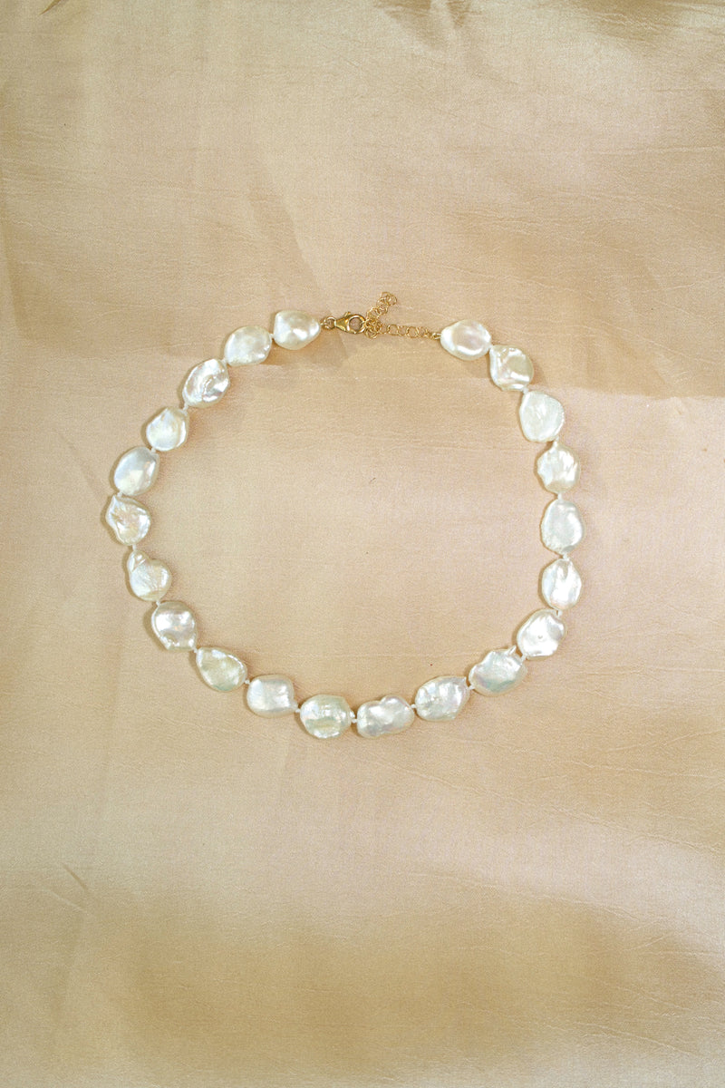 isabella pearl necklace still life