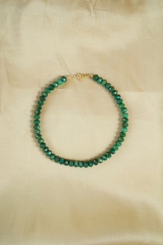 jade necklace still life