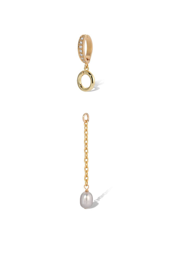 NAiiA Jewelry_Grey Freshwater Pearl Charm Product Photo