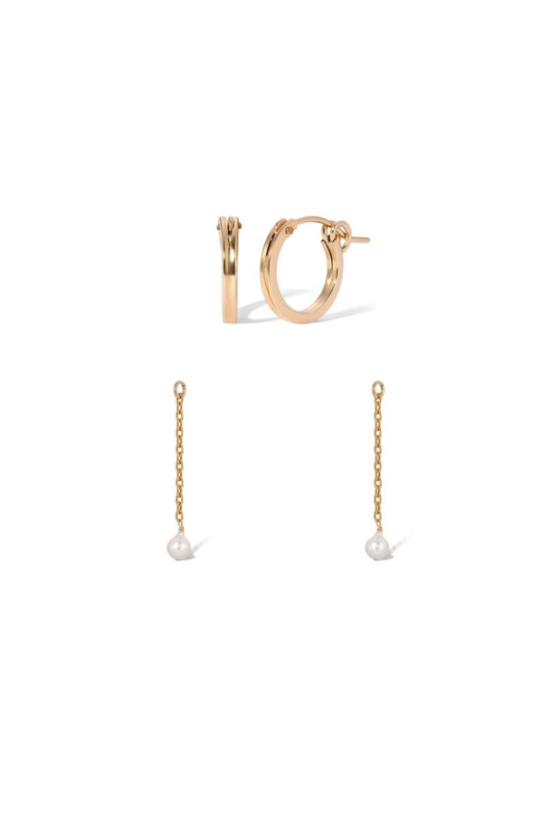 NAiiA Jewelry_White Freshwater Pearl Earring Charm Product Photo