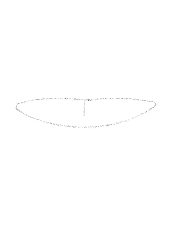 NAiiA Love Me Tender Belly Chain in Silver product image