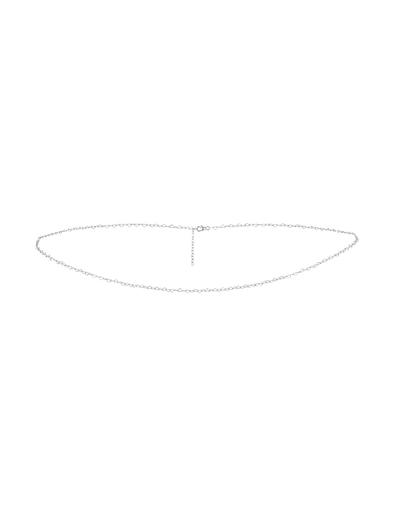 NAiiA Love Me Tender Belly Chain in Silver product image