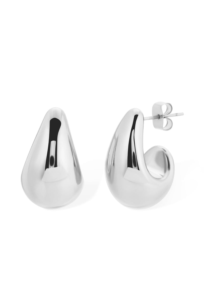 Luna Earring Rhodium Product Photo