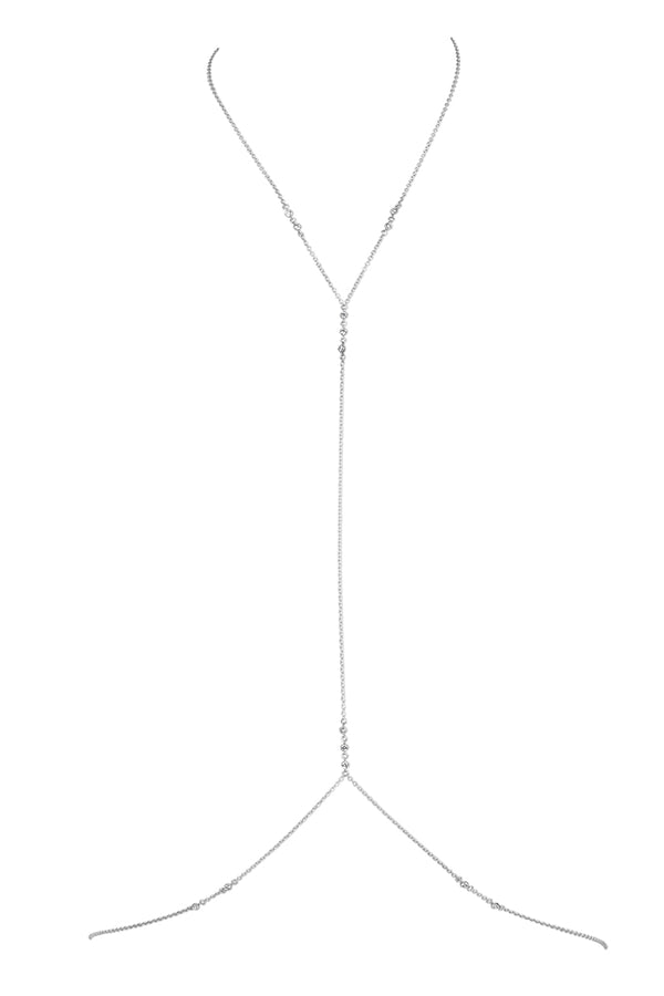 NAiiA Mallory Body Chain in silver product image