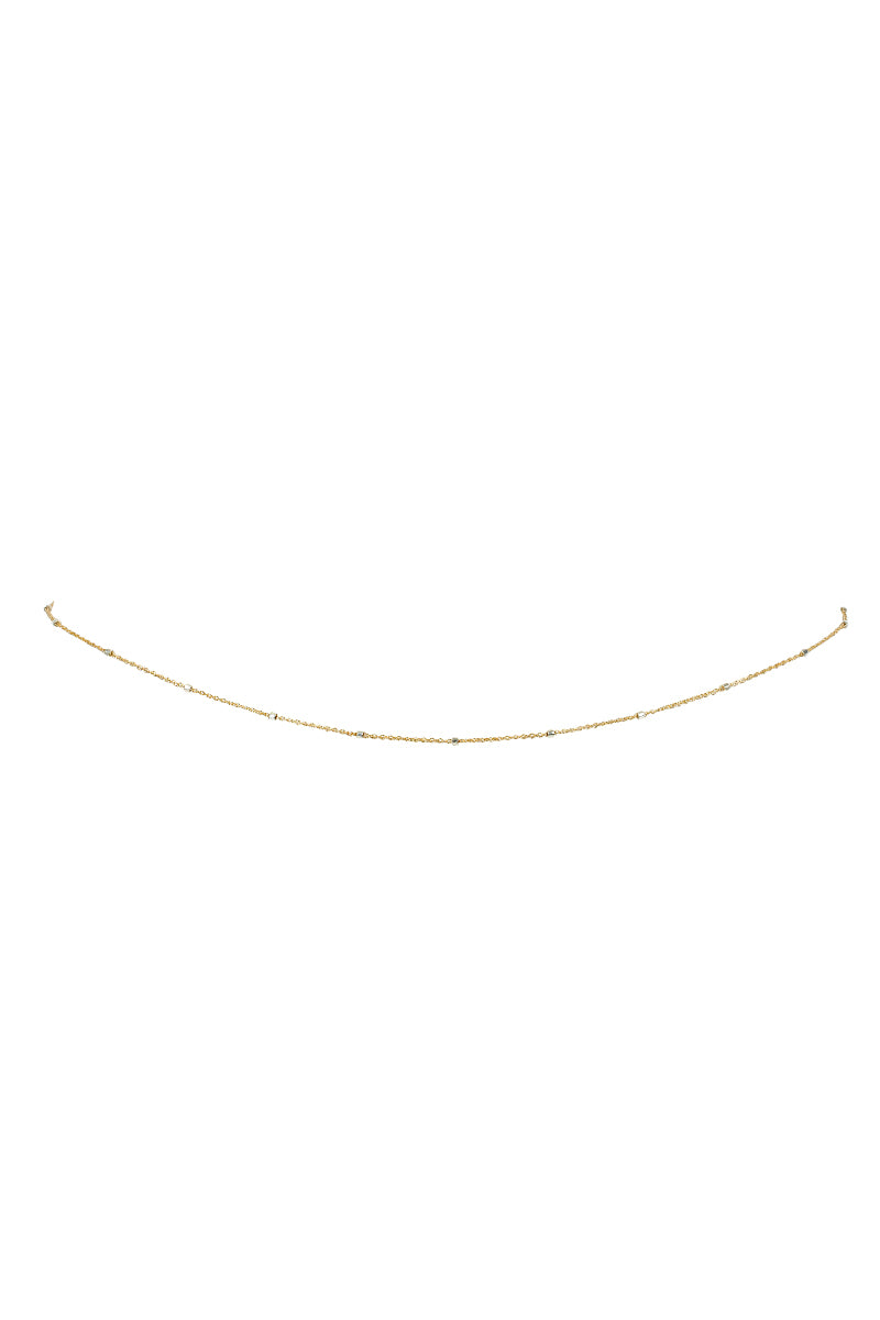 NAiiA Sierra Belly Chain  14K Yellow Gold and Sterling Silver