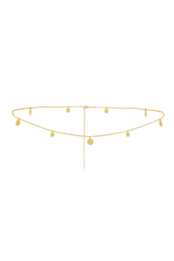 NAiiA Tulip Belly Chain | 14K Yellow Gold Belly Chain