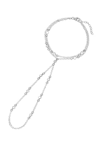 NAiiA Gilda Double Hand Chain Silver Product Image