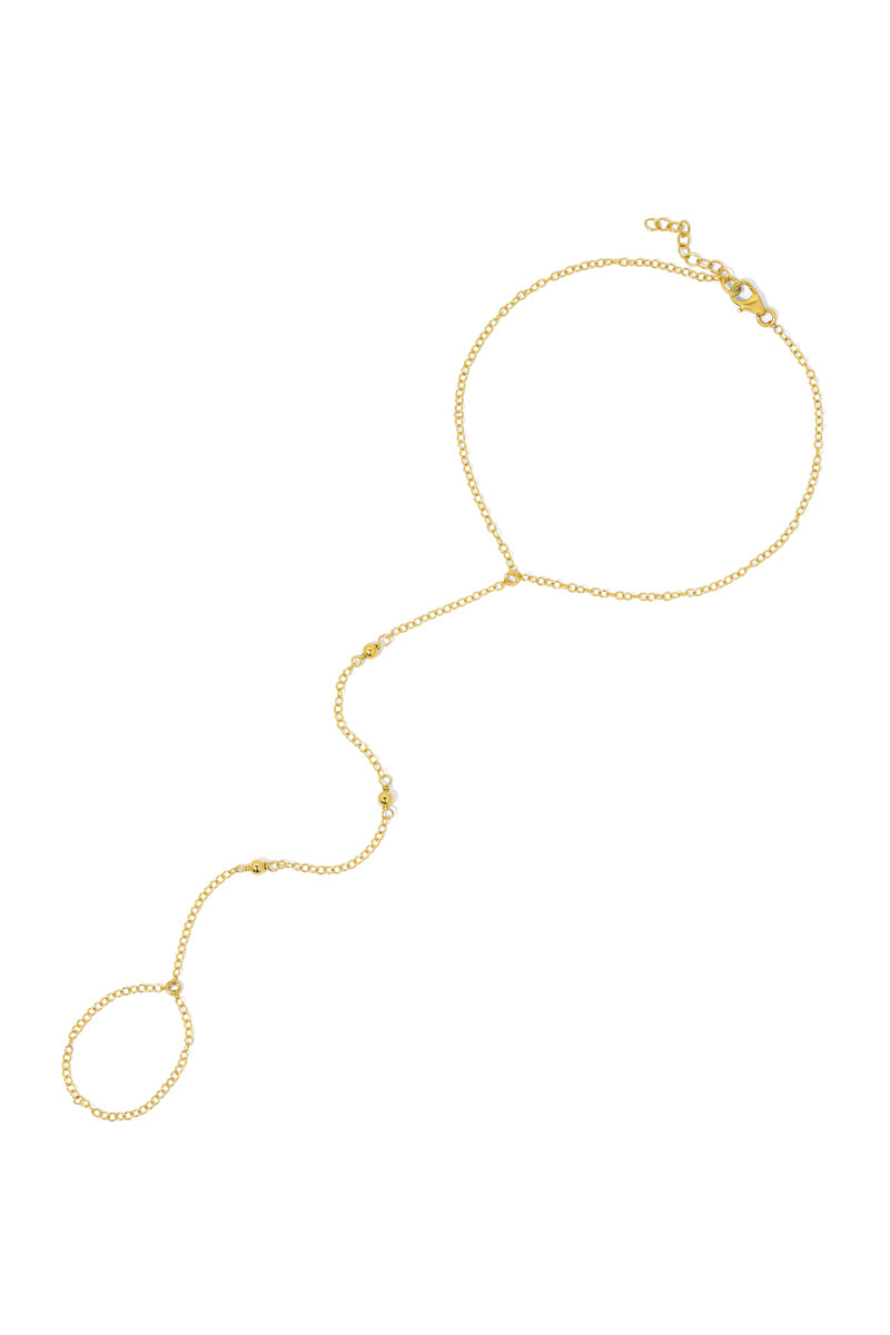 Marigold Gold Foot Chain Product Photo