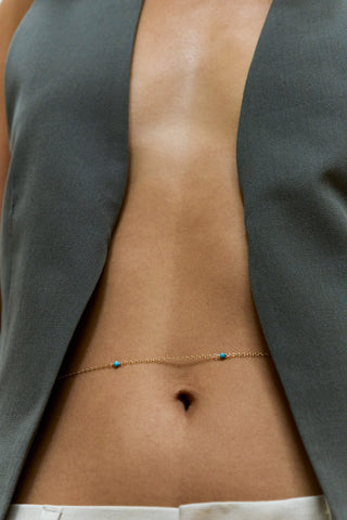 Turquoise Belly Chain