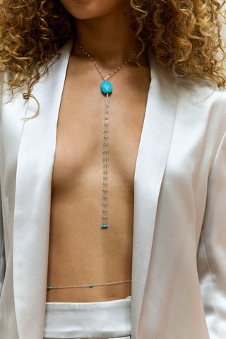 Turquoise Bolo Necklace