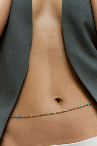 Turquoise Link Belly Chain