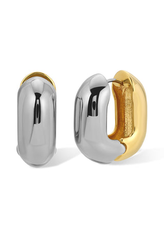 NAiiA Willow Huggies _ 14K Yellow Gold and Rhodium Mixed Metal Huggies Product Shot.jpg