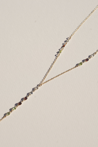 Bayley colorful body chain still life photo