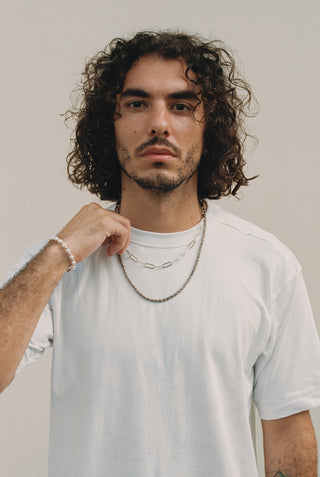 NAiiA Berlin Pearl and sterling silver Bracelet on Model 