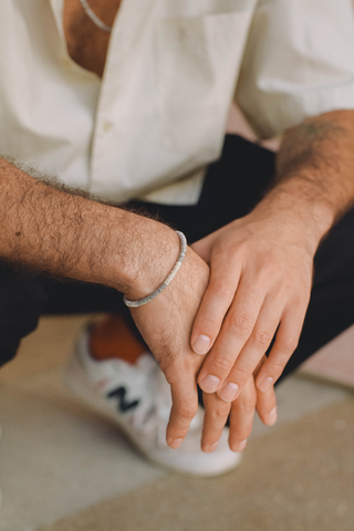 NAiiA Paris Sterling Silver Bracelet on Model